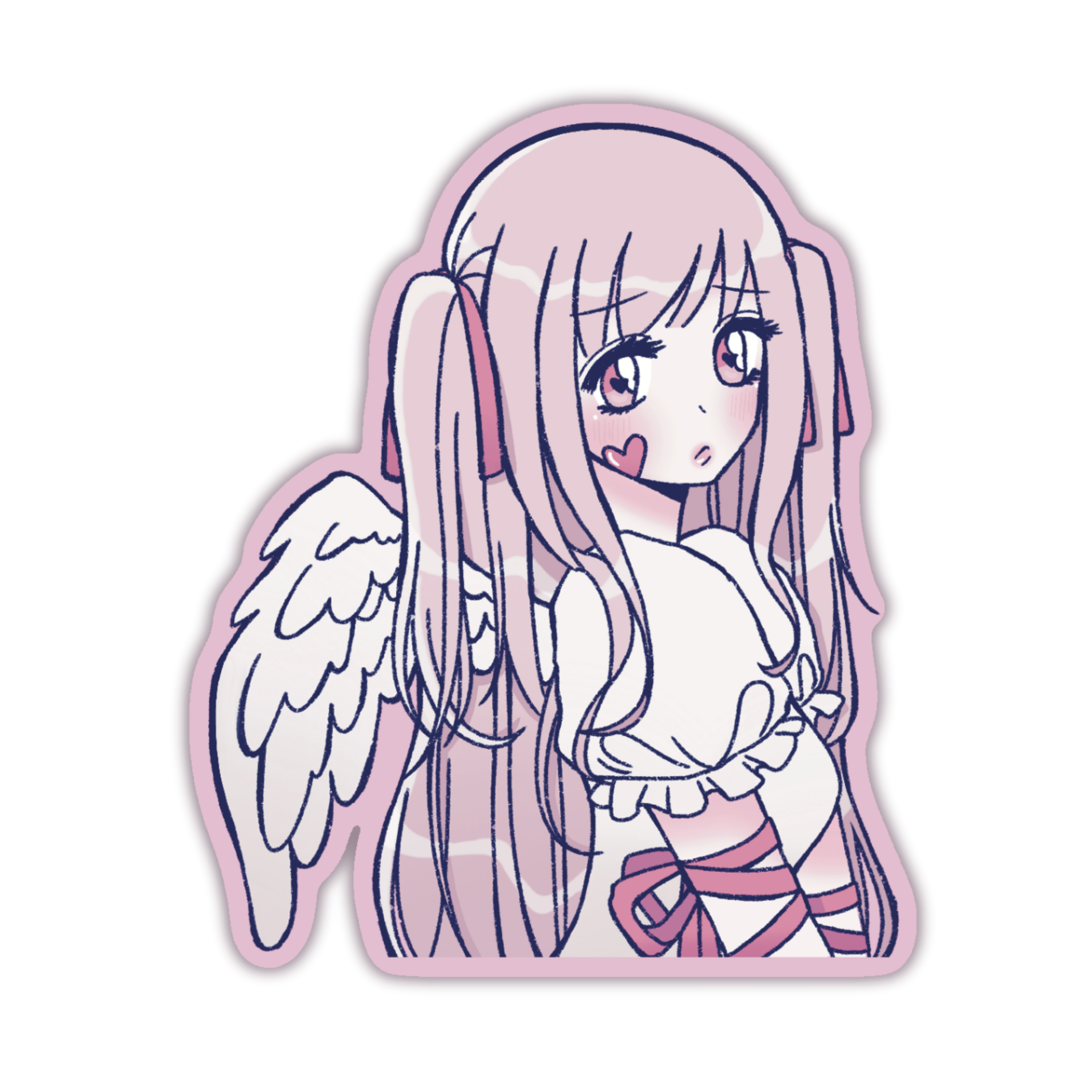 Valentine Angel Sticker