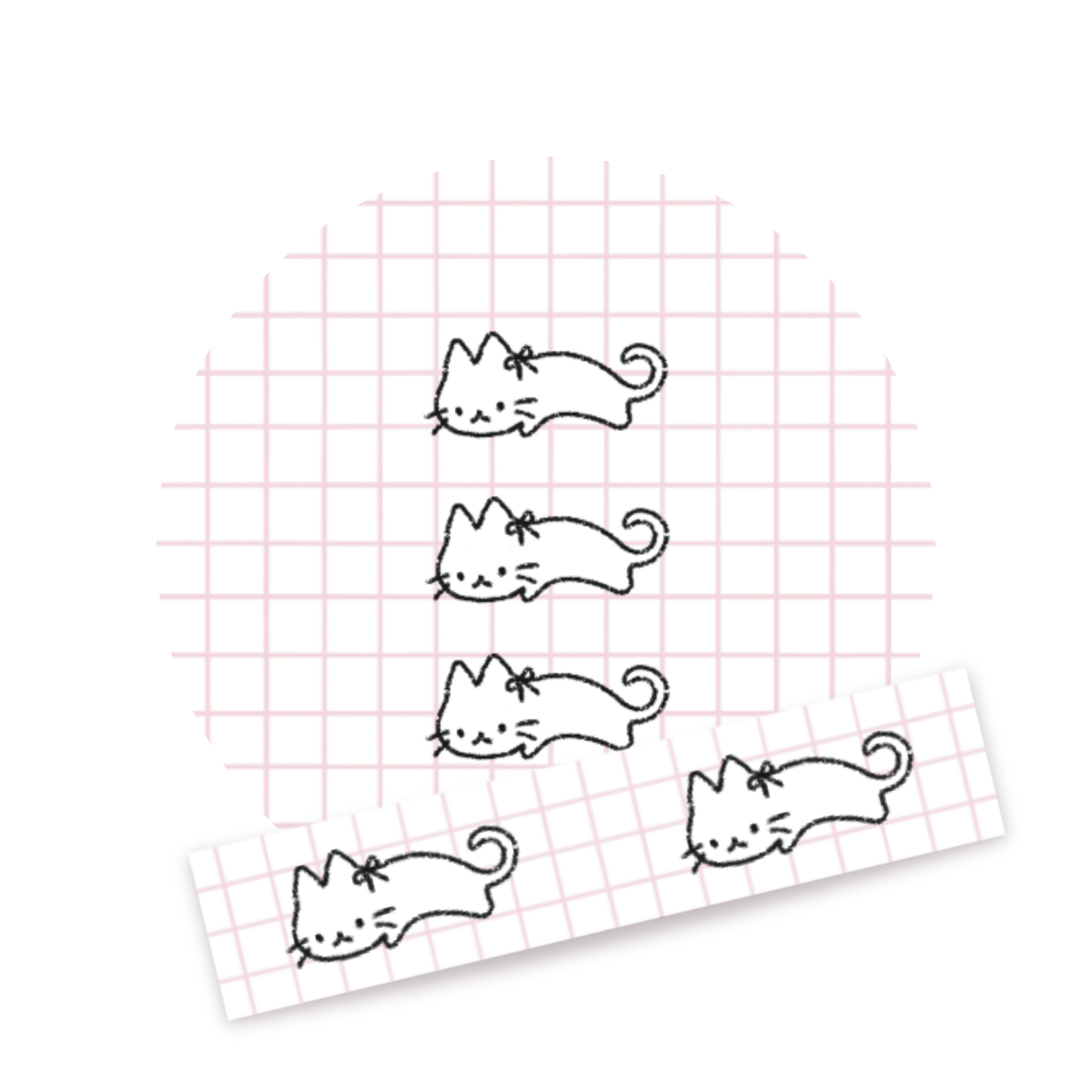 Dainty Cats Washi Tape