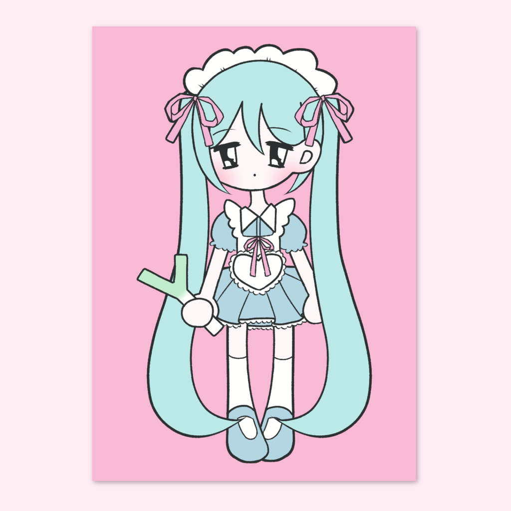 Maid Miku Print