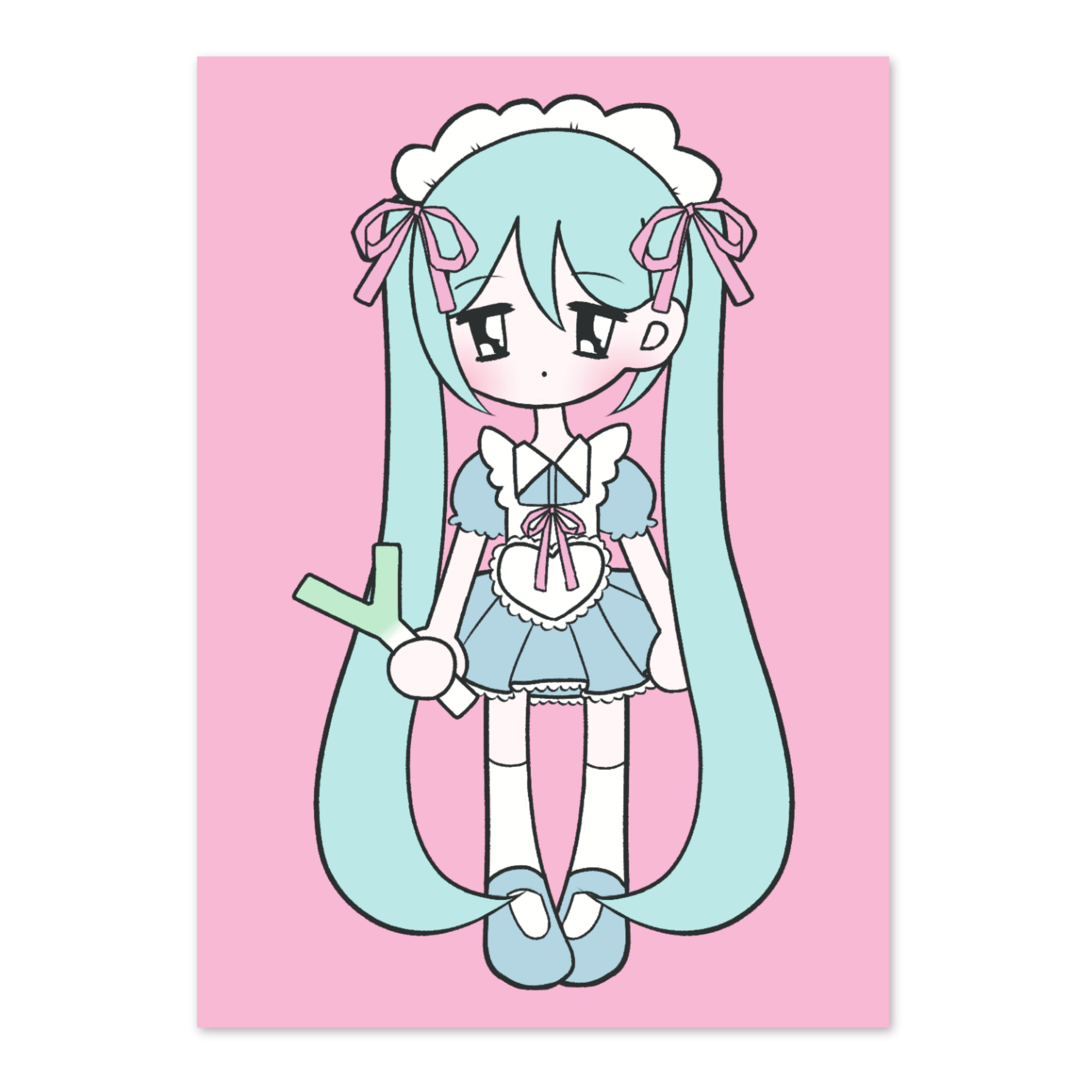 Maid Miku Print