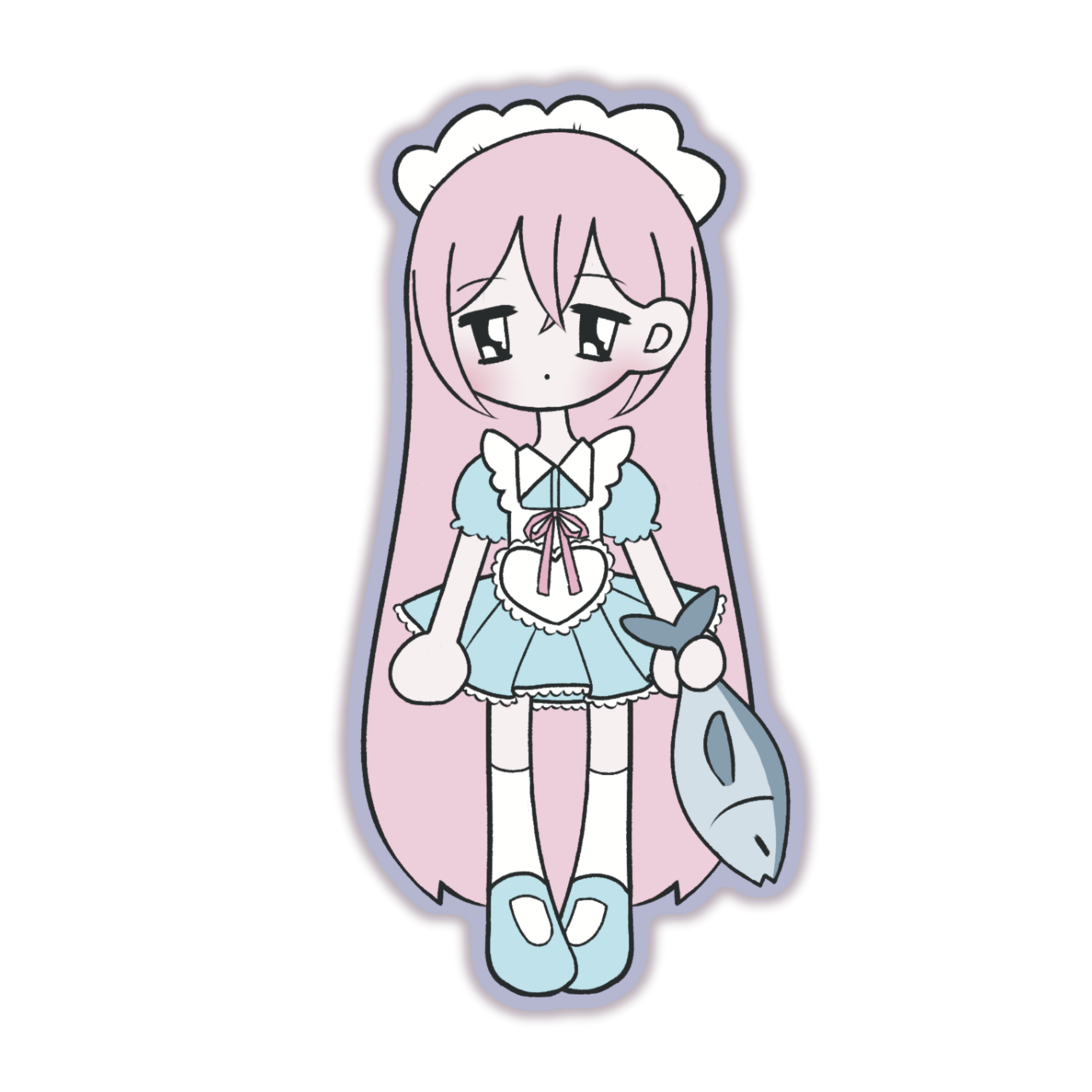 Maid Luka Sticker