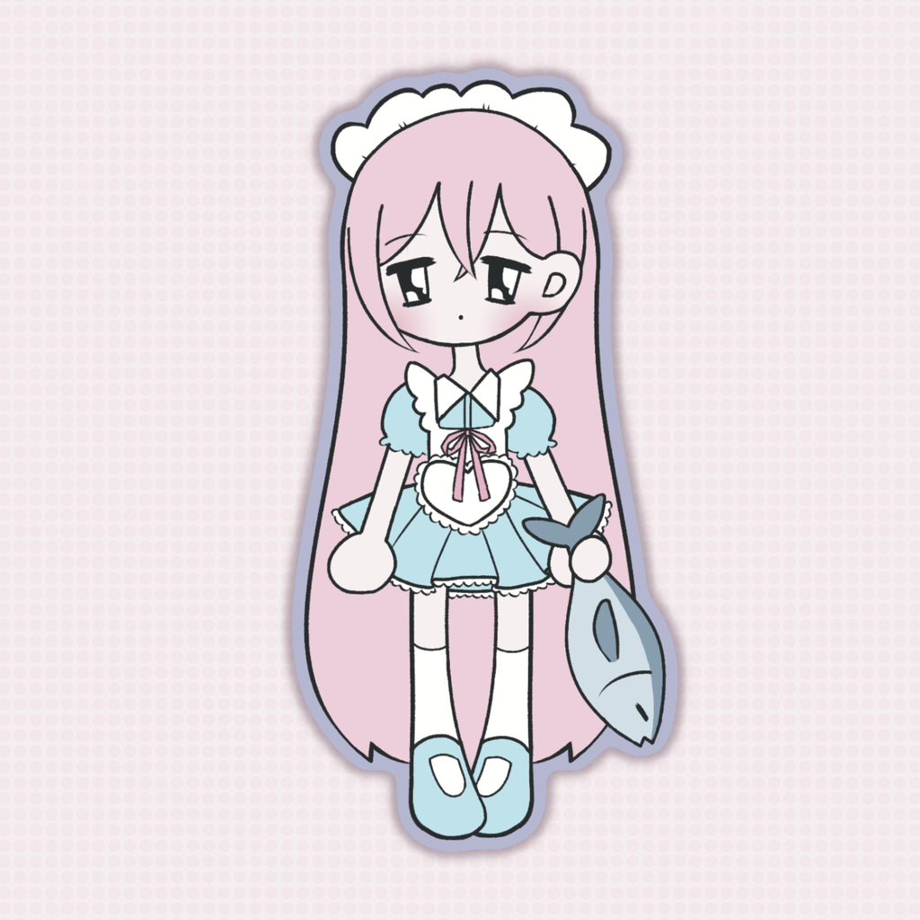 Maid Luka Sticker