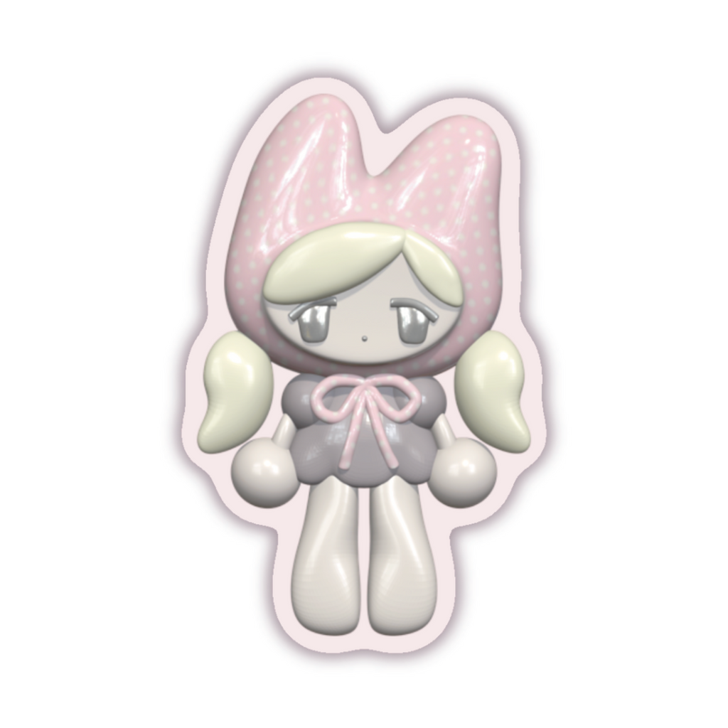 3D Momo Sticker