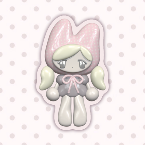 3D Momo Sticker