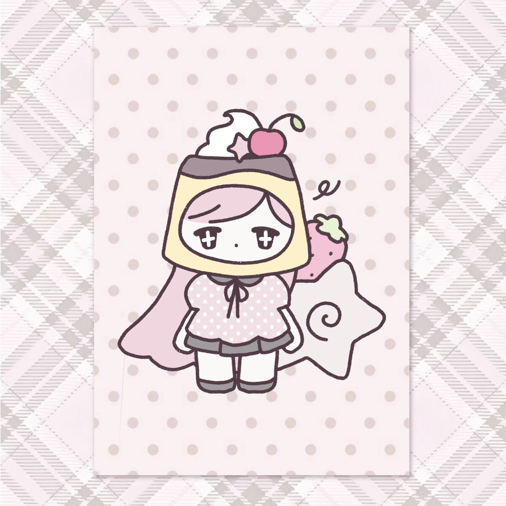 Pudding Girl Print