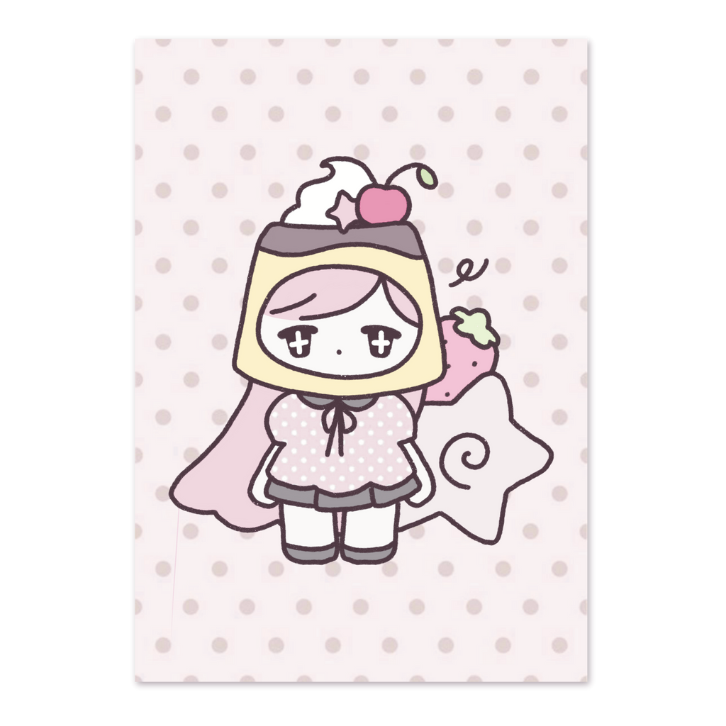 Pudding Girl Print