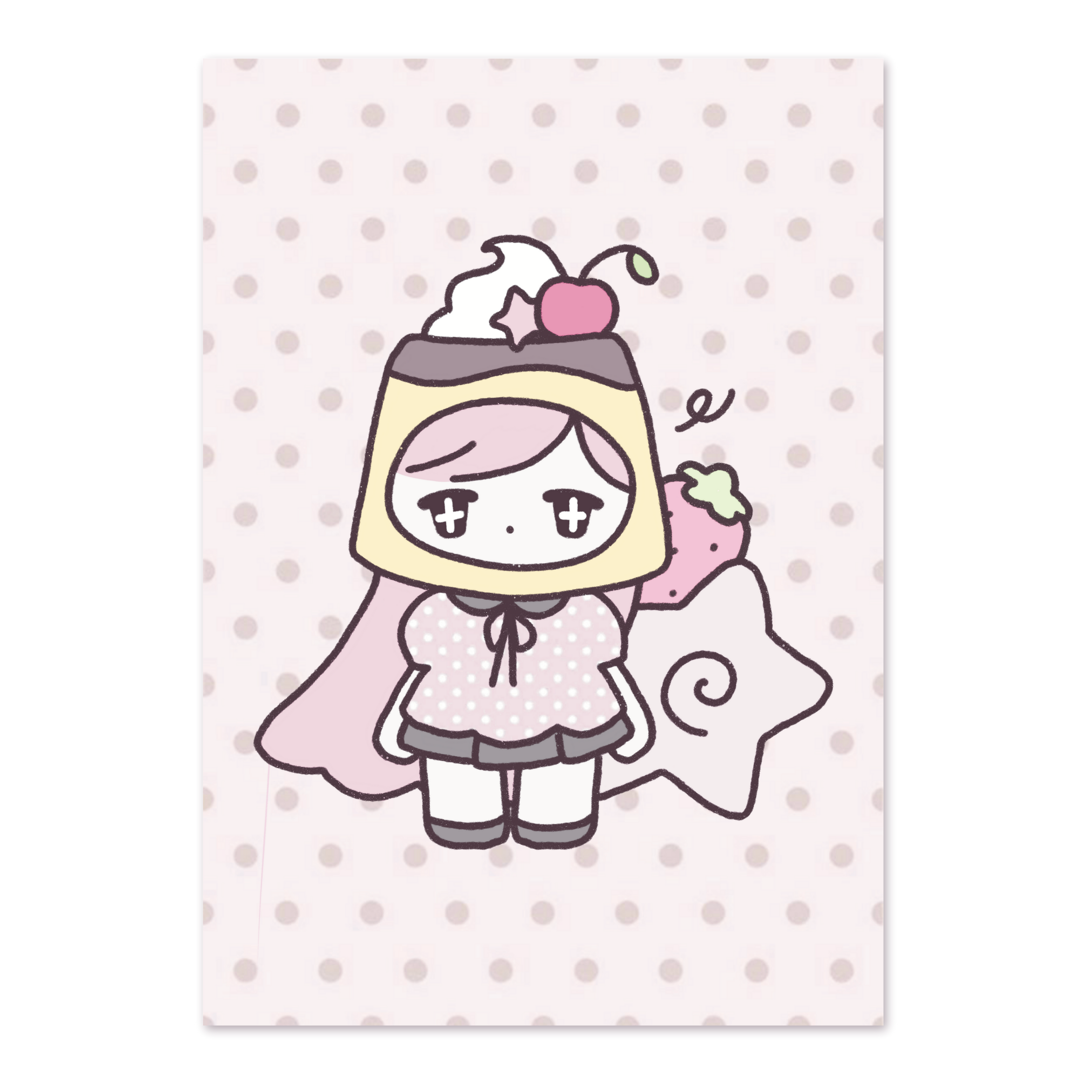 Pudding Girl Print