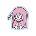 Sad Bocchi Sticker