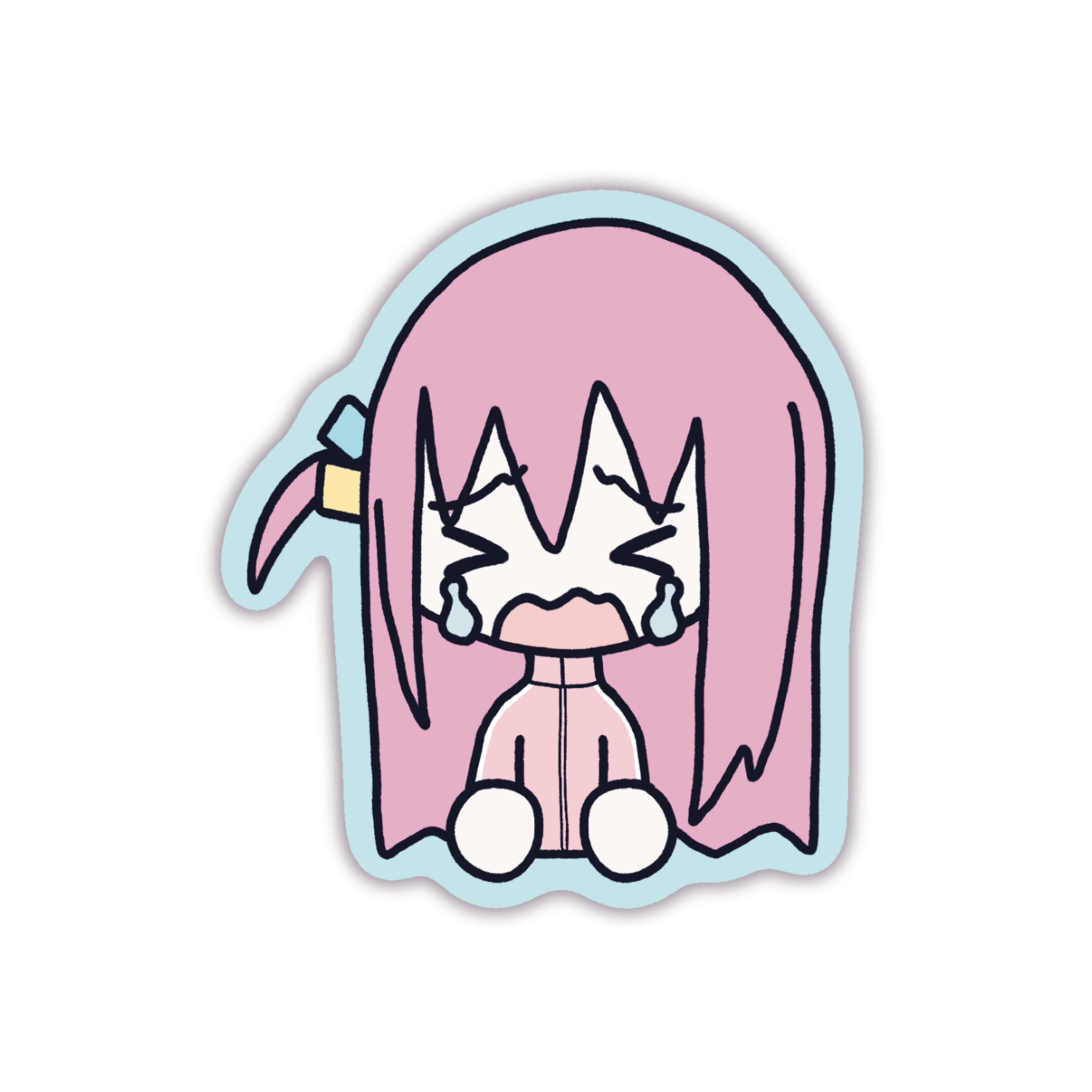 Sad Bocchi Sticker