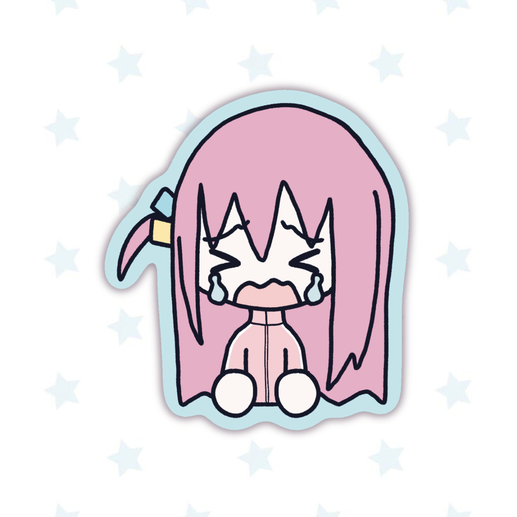 Sad Bocchi Sticker