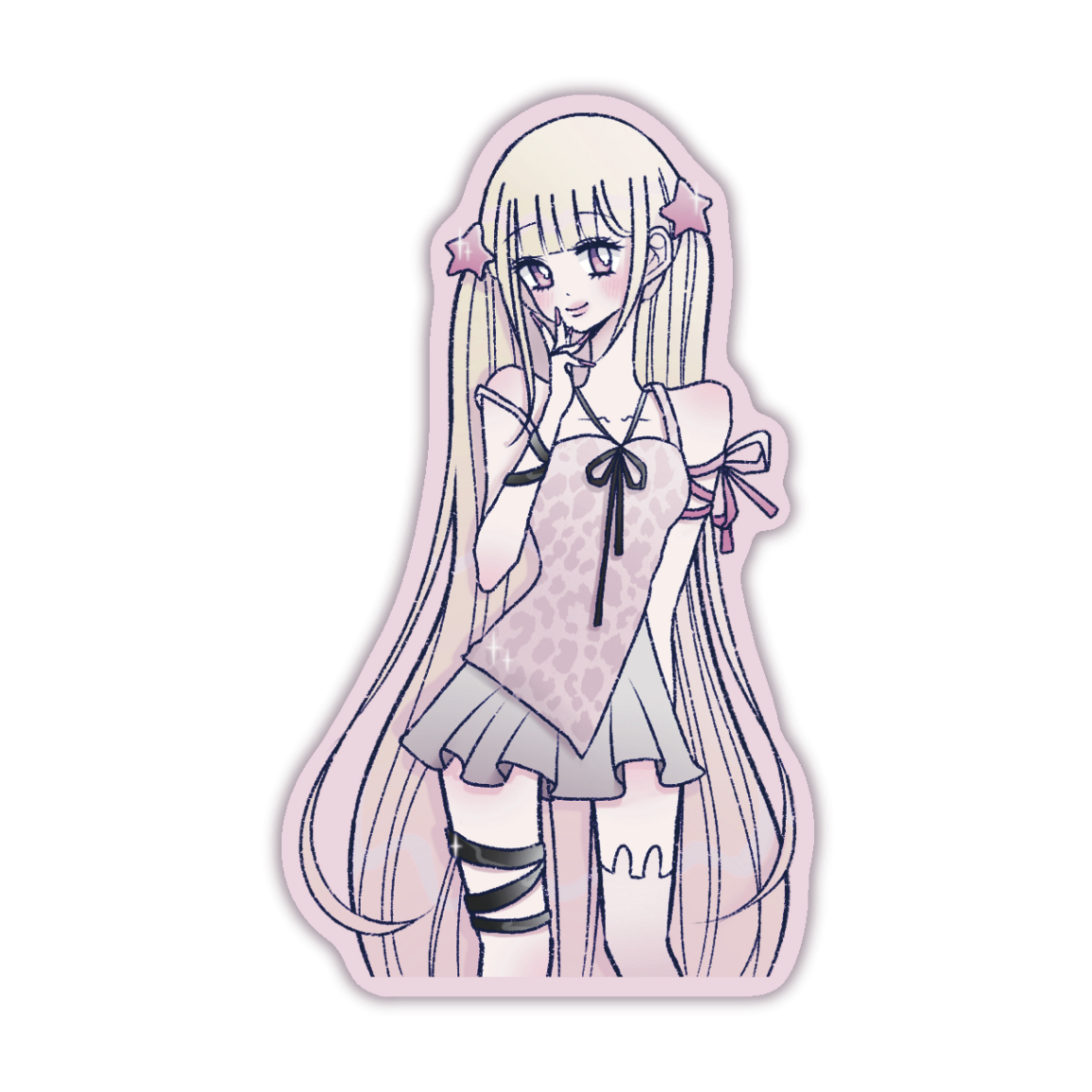 Star Girl Sticker