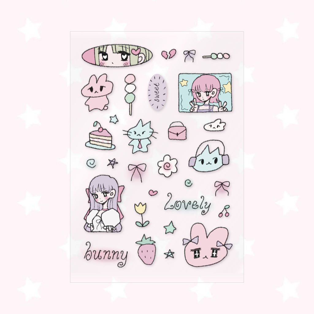 Sweet Candy Sticker Sheet