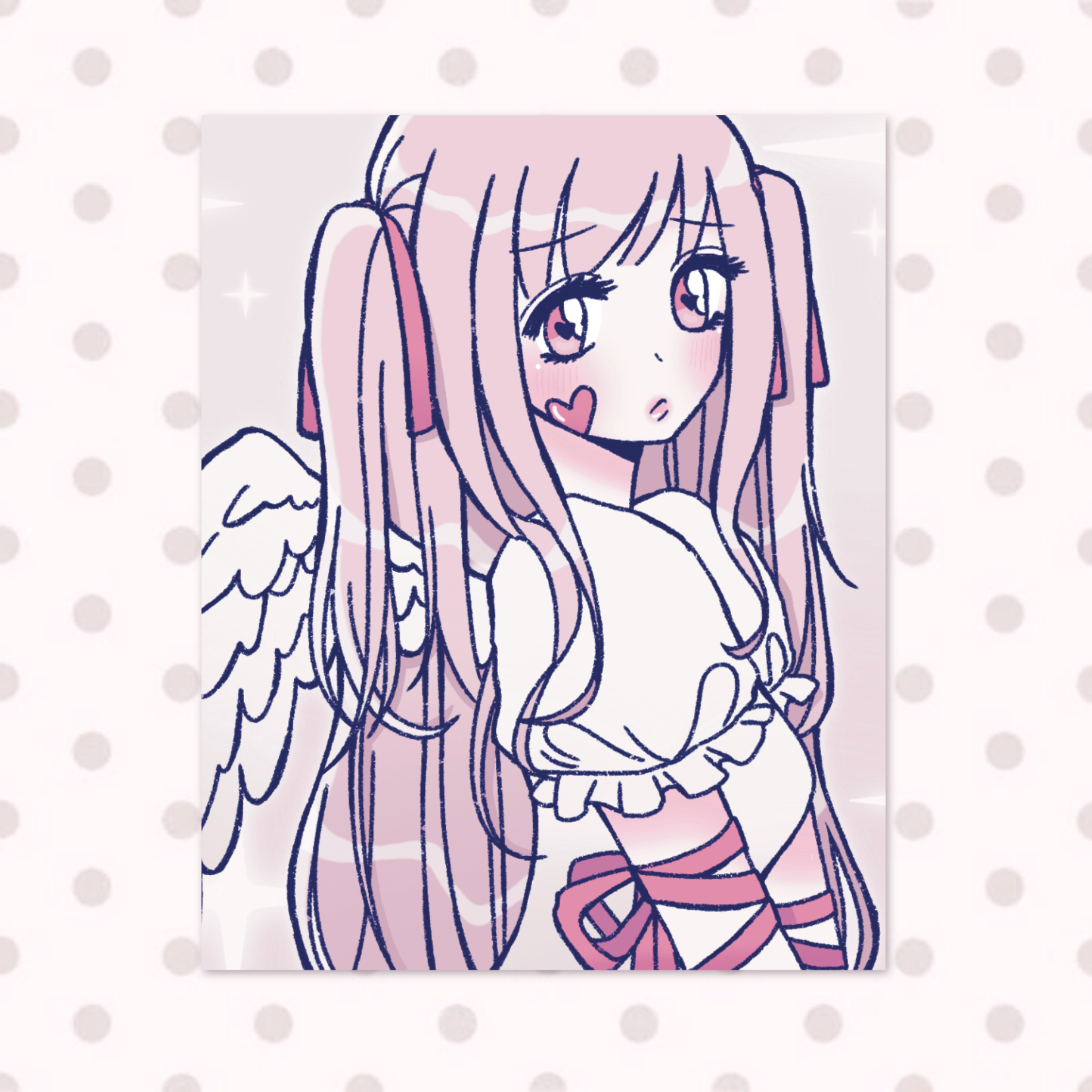 Valentine Angel Print