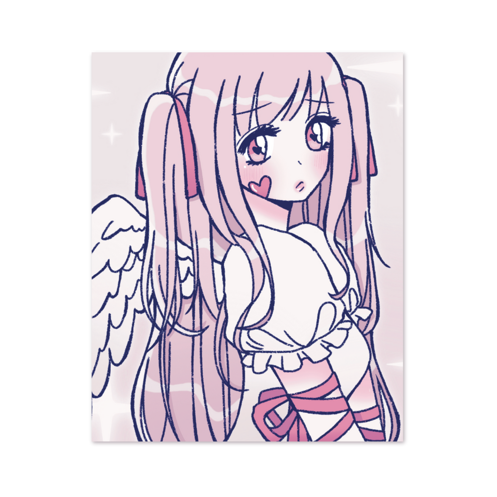 Valentine Angel Print