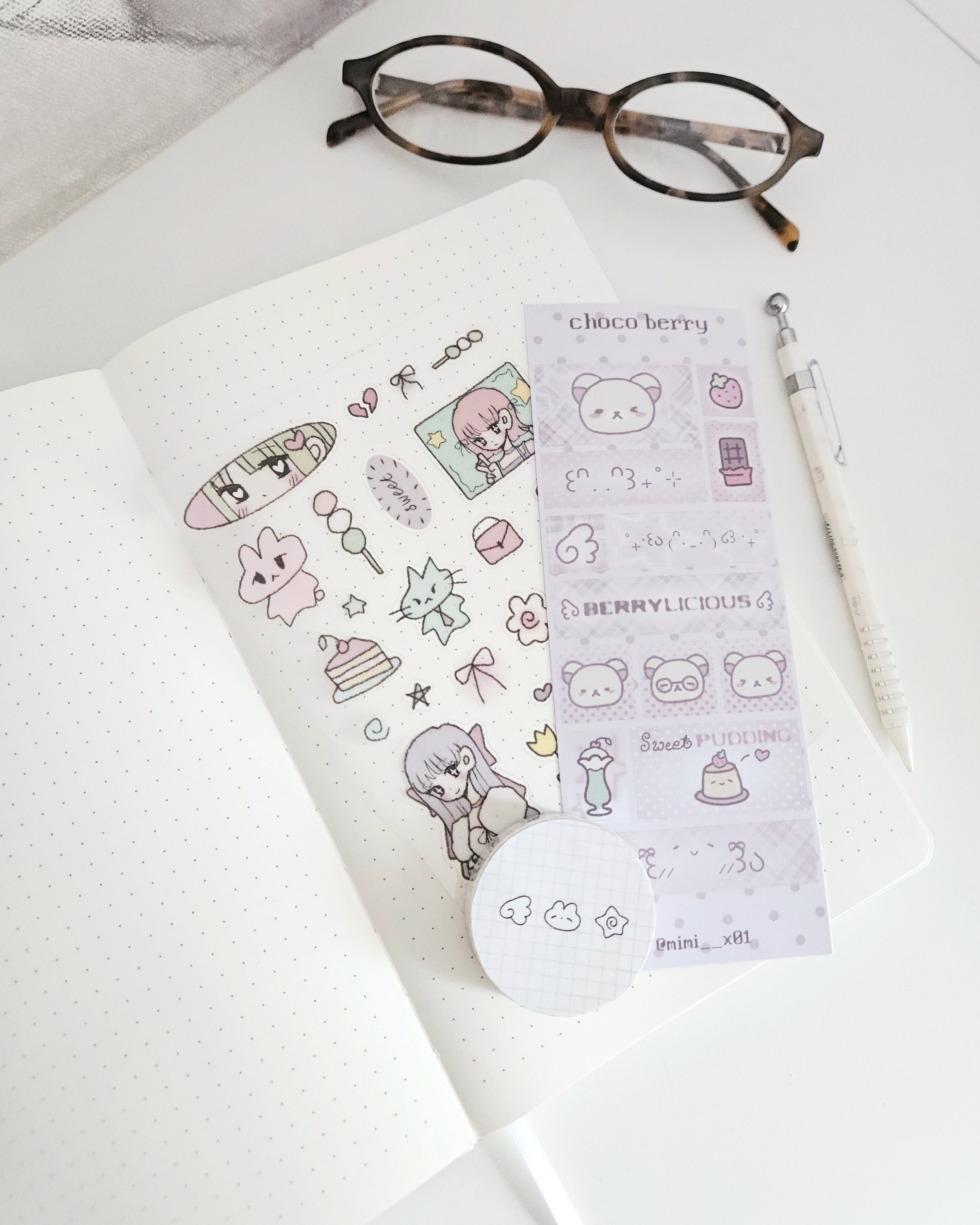 Choco Berry Sticker Sheet